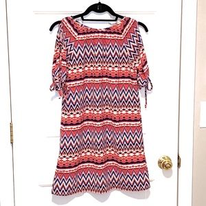 Maggie Breen Too pink cold shoulder Girls 12 404